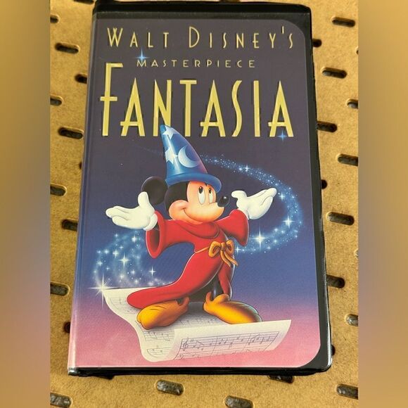 Walt Disney's Masterpiece Fantasia (VHS, 1991) Real Black Diamond 1132 Edition - Picture 4 of 16